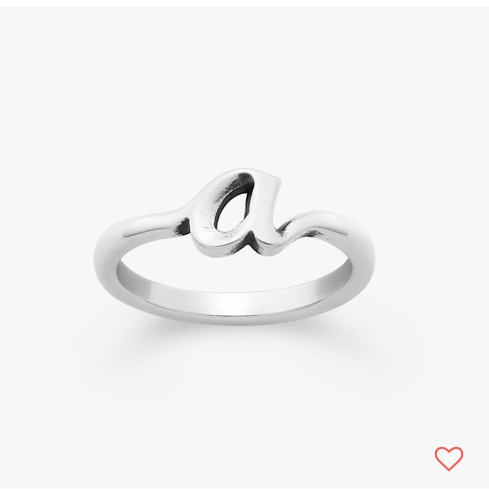 James Avery ‘a’ initial ring